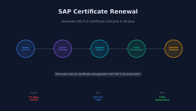 5 Steps to Automate SAP Certificate Renewal in Java Systems