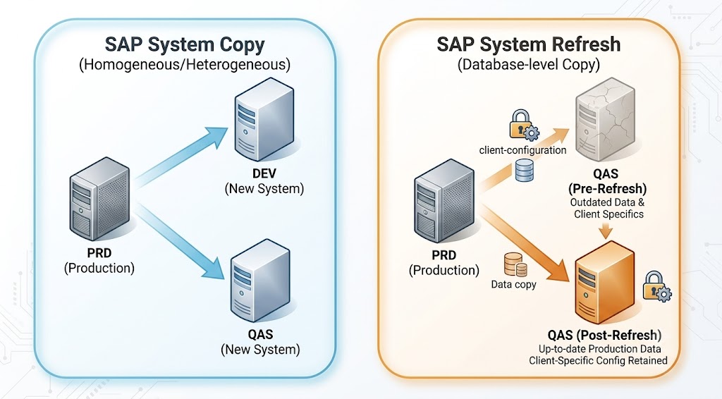 SAP System Copy & Refresh — Step-by-Step Guide for S/4HANA